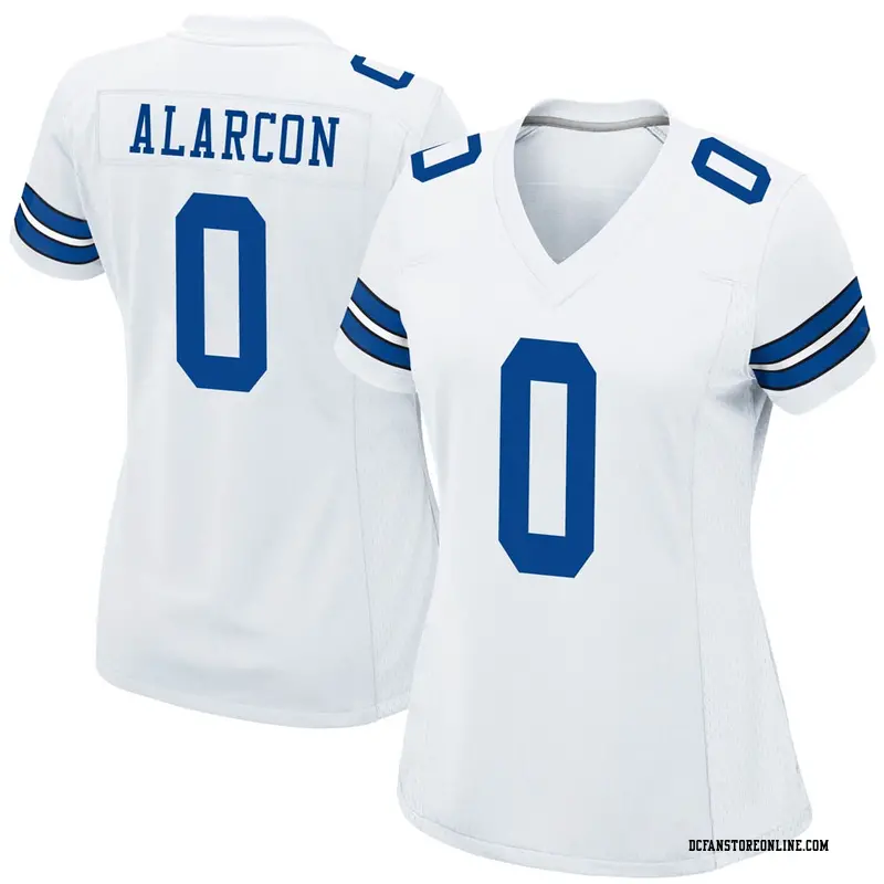 Nike Isaac Alarcon Dallas Cowboys Game White Jersey - Youth